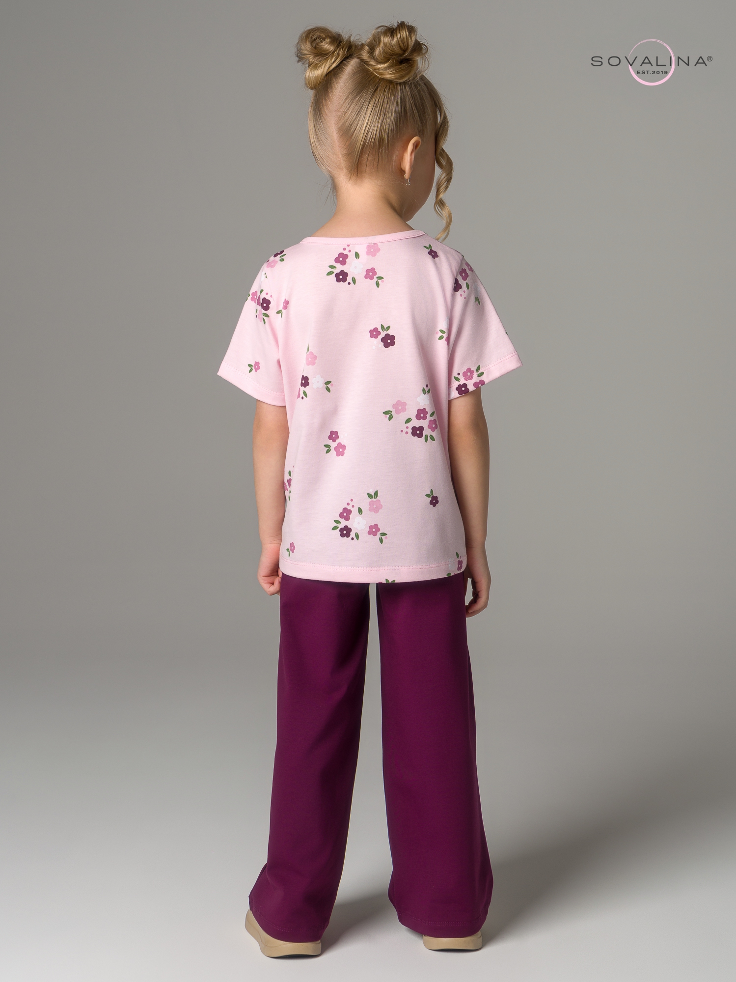 Костюм Лето букетик принцессы роза-слива