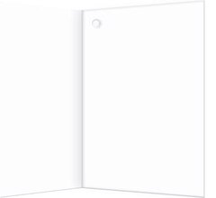 
          Открытка - мини двойная, подвеска, "Любви и счастья", свадебная, 85х115 мм, без текста