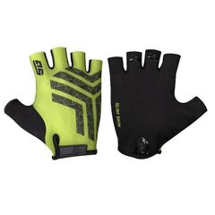 Велоперчатки STG Slim Skin зеленый/черный