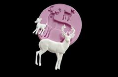 Силиконовый молд Олень и олененок