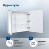 Aquanet 341429 Зеркальный шкаф Оптима (Optima) 120х80 LED (341429)