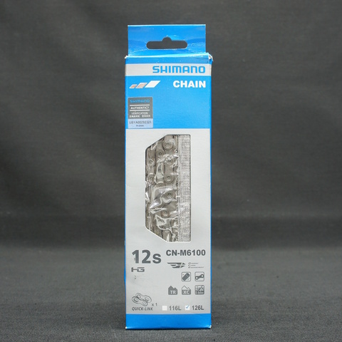 Цепь для велосипеда Shimano M6100 Deore/Tiagra 126зв. 12ск. BOX