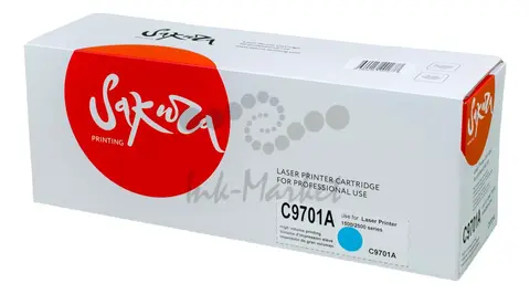 Картридж Sakura C9701A (121A) для HP, голубой, 4000 к.
