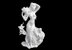 Силиконовый молд Богиня весны, цветов и юности