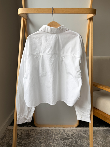 Хлопковая рубашка Zara, 164