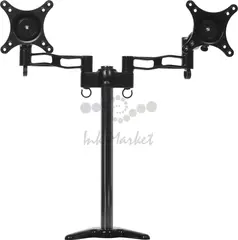 Кронштейн для мониторов Cactus CS-VM-D08-BK черный 13"-27" макс.8кг настольный поворот и наклон — фото 2