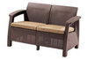 Комплект мебели Keter Corfu Russia Love Seat (2х мест.диван), коричневый