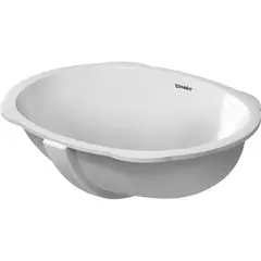 Duravit 466510000 Santosa Раковина 510x375 мм, встраиваемая снизу, с переливом. вкл. крепление для деревянной столешницы, цвет белый (СПЕЦЦЕНА) фото