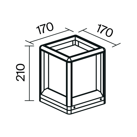 Ландшафтный светильник Maytoni Trim O455FL-01GF1