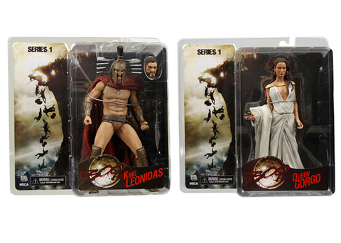 300 King Leonidas & Queen Gorgo Action Figures