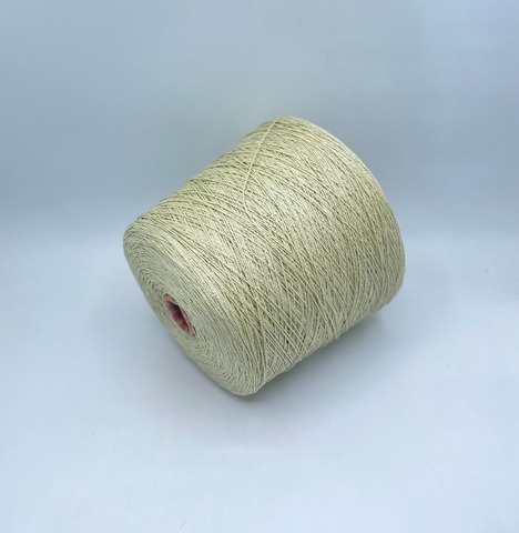 Бобинная пряжа (пр.Италия) art-Cappa 320м/100гр, 100%Конопля  цвет-Лимонный щербет, арт.34967