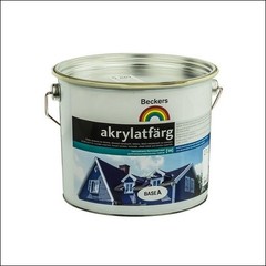 Краска в/э для фасада BECKERS AKRYLATFARG (EXPO FASADAKRYLAT) База А (Белый)