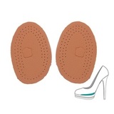 Подкладки из натуральной кожи для уменьшения объема классической обуви на 2 мм, 1 пара