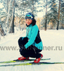 Лыжная разминочная куртка One Way - Cata turquoise женская