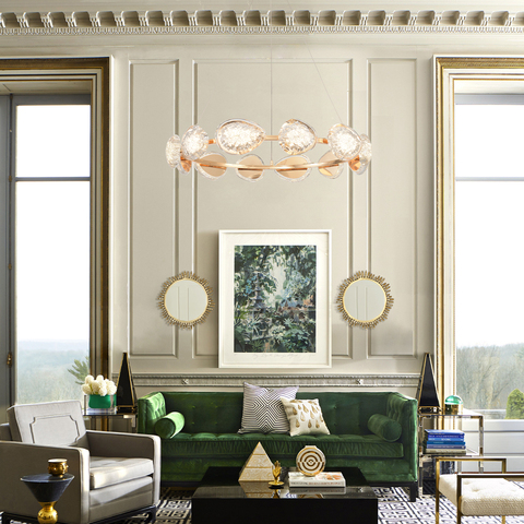 Подвесная светодиодная люстра Crystal Lux FELICIDAD SP96W LED