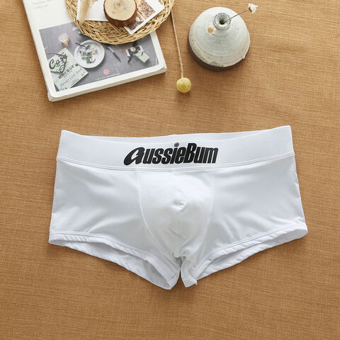 Мужские трусы хипсы белые Aussiebum