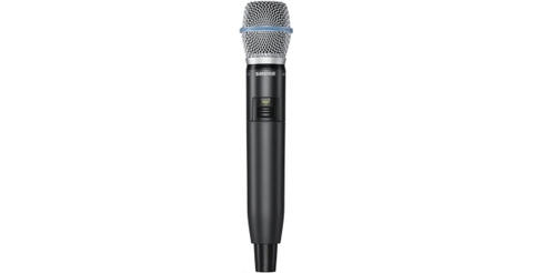 SHURE GLXD2/B87A Z2 2.4 GHz ручной передатчик для цифровых радиосистем с капсюлем микрофона BETA87A