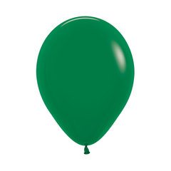 Латексный воздушный шар, цвет темно-зеленый пастель