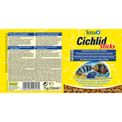 Tetra Cichlid Sticks (палочки) Основной корм для цихлид и других крупных рыб 500мл