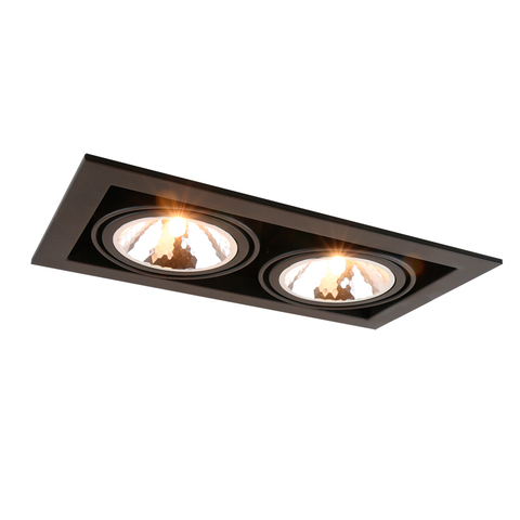 Встраиваемый светильник Arte Lamp Cardani semplice A5949PL-2BK