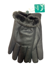 Harmony. Эко кожа. Подкла Мех.Перчатки.Мужские.10 шт в упаковке.