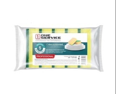 Губки кухонные 5шт 90х60х30 мм Эконом Prof ONE Service (ТА)
