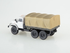 ZIL-131 flatbed truck with awning white-beige Our Trucks #8 (limited edition)