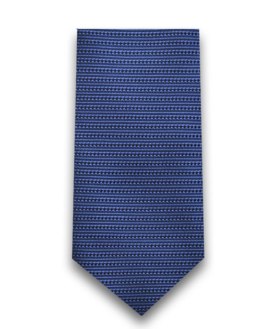 Галстук синего цвета с текстурой TSAREVICH