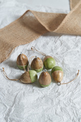 Деревянный интерьерный подвес 