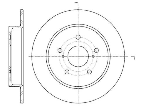 Диск тормозной G-brake  GR-01706