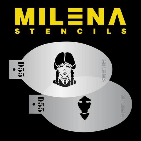 Трафарет Milena D55