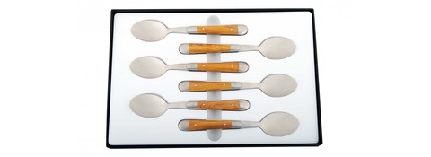 Набор чайных ложек 6шт Forge de Laguiole рукоятка из можжевельника