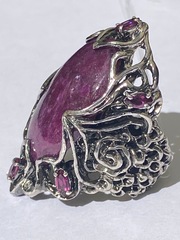 Корунд (серебряное кольцо)