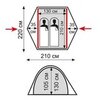 Картинка палатка туристическая Tramp TRT-096 зеленый - 2