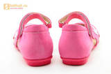 Туфли Тотто из натуральной кожи на липучке для девочек, цвет Розовый, 10208A. Изображение 8 из 16.