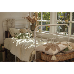 Подушка декоративная с рисунком flowers и кисточками из коллекции ethnic, 30х45 см