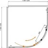 Душевой уголок Cezares MOLVENO-R-11 MOLVENO-R-11-90+20-C-Cr-IV
