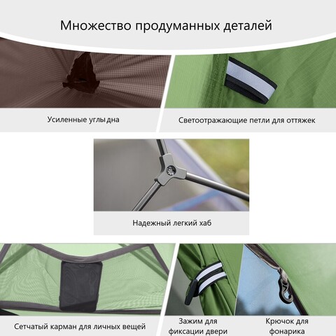 Палатка туристическая Naturehike Cloud UP 1 20D