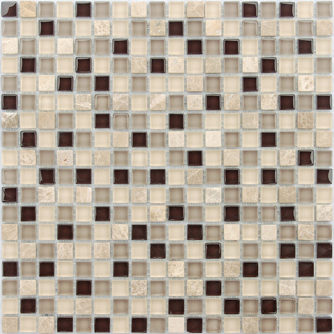 Мозаика LeeDo Caramelle: Naturelle - Island 30,5x30,5х0,4 см (чип 15x15x4 мм)