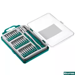 KRAFTOOL Precision-28, 28 предм., отвертка для точных работ (25677)