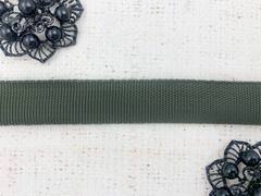 Лента окантовочная (стропа) 7,5 гр/м, ш. 22 мм, хаки