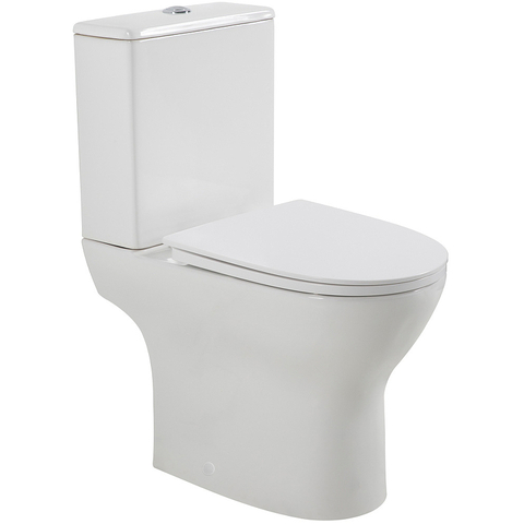 Унитаз-компакт безободковый BelBagno LOUNGE (BB045CPR + BB045/051T)