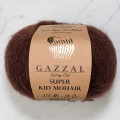 GAZZAL SUPER KID MOHAIR (52% Супер Кид мохер, 13% Мериносовая шерсть файн супервош, 35% Полиамид, 25гр/375м)