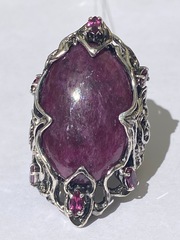 Корунд (серебряное кольцо)