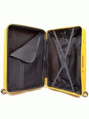 Комплект чемоданов Impreza Желтый из полипропилена внутри