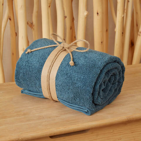 Полотенце для СПА 84х152 Onsilk Шанти темно-бирюзовое