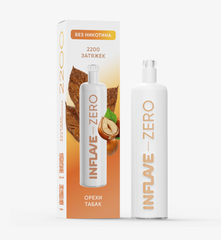 Одноразовая электронная сигарета Inflave Zero - Орехи Табак (2200 затяжек)