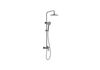 Aquatek AQ2160BGM AQ2160BGM БЕТТА душевая система (смеситель для душа) 220мм, шлиф. черный хром