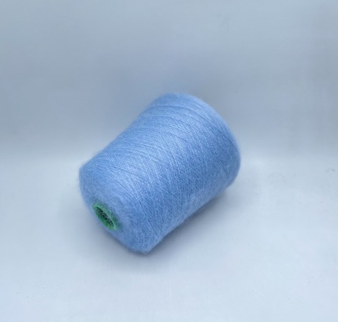 FILCOM (пр.Италия), art.Aurora, 850м/100 гр. 70% Суперкидмохер 30%Шелк , цвет-Голубой(45) арт-33256