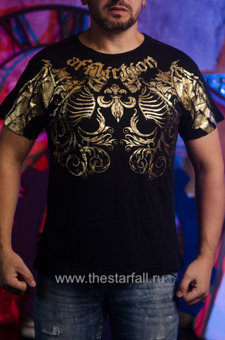 Affliction | Футболка мужская Scream Tee Red Label A595 перед